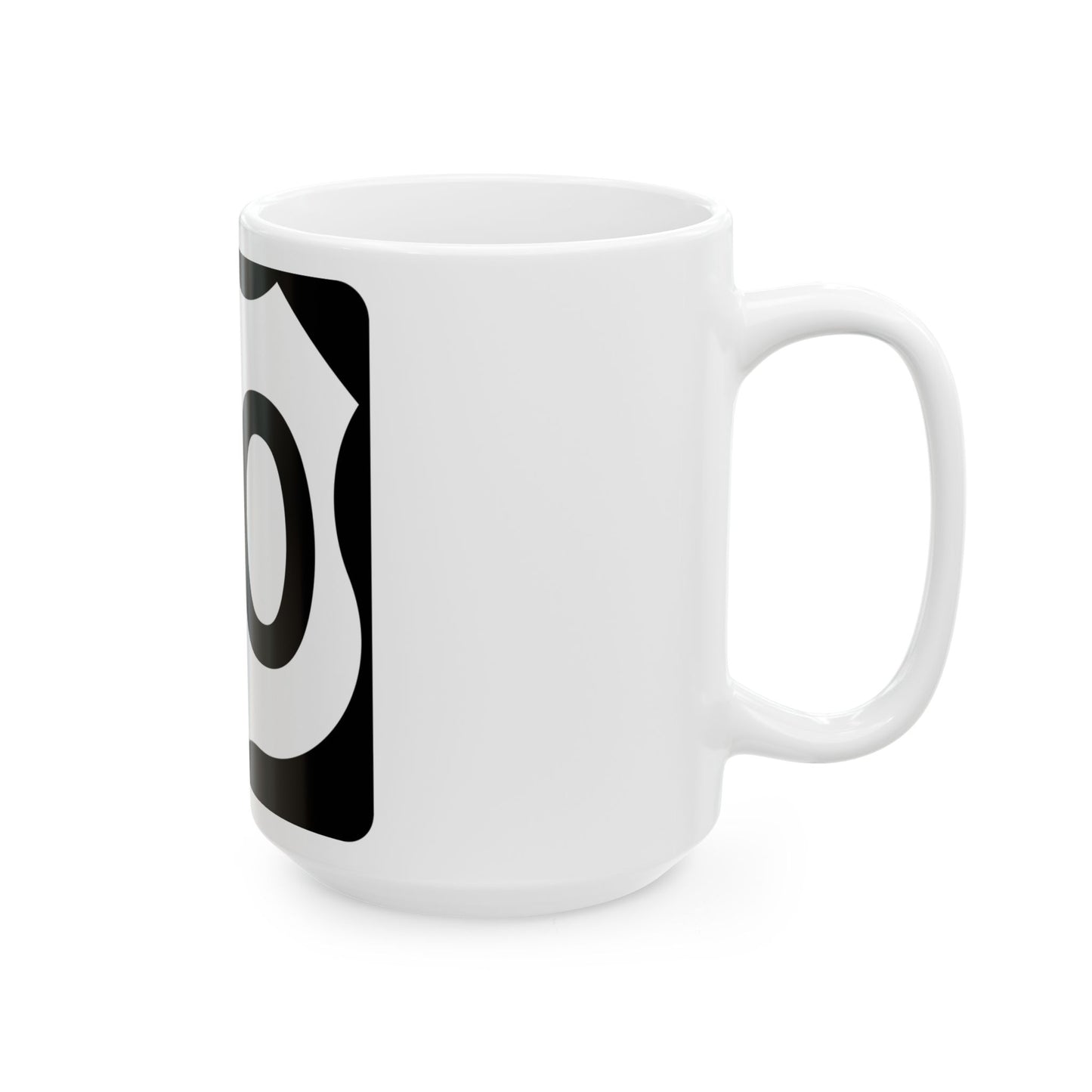 Texas Business US 90-U (Texas) (Road Sign) White Coffee Mug