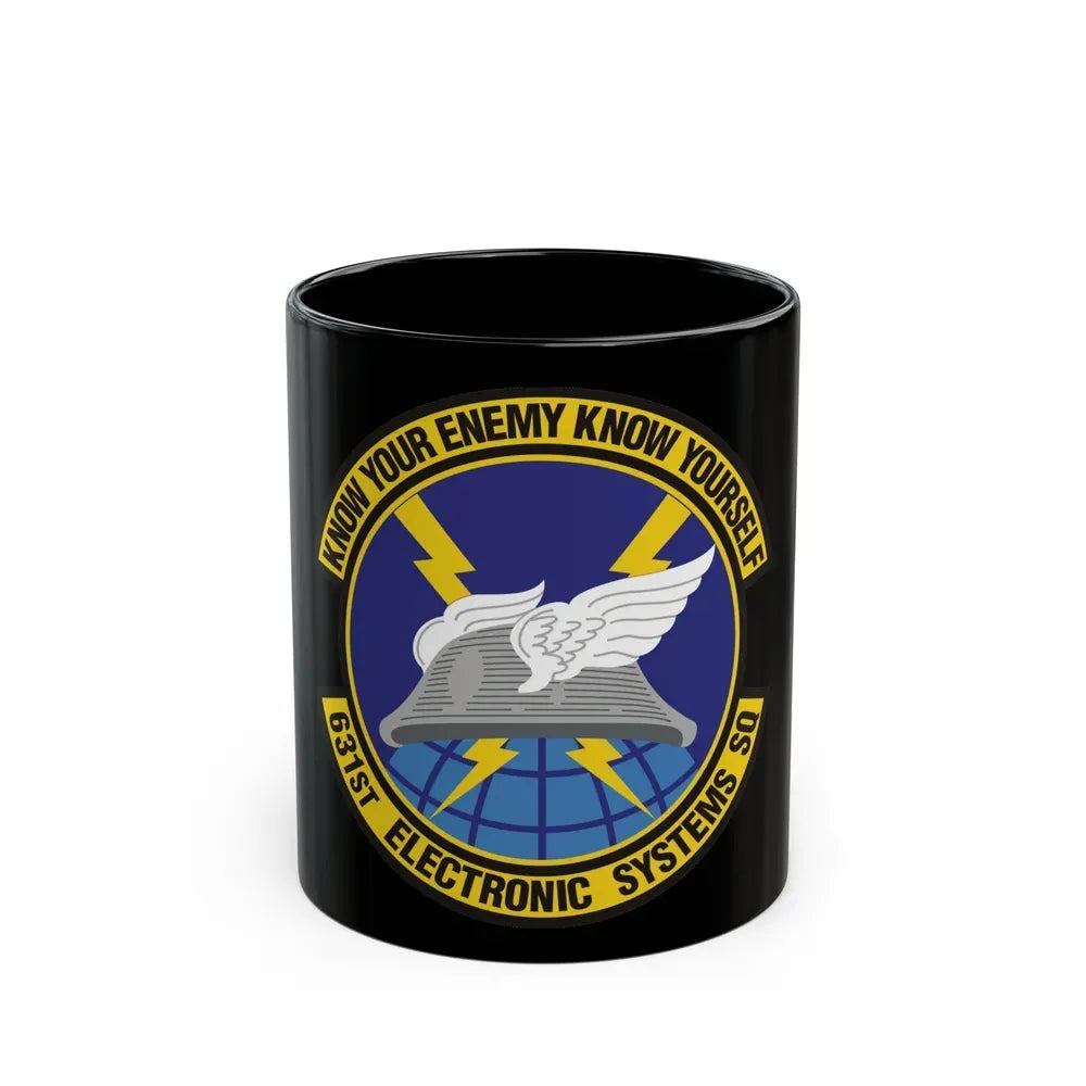 631st Electronic Systems Squadron (U.S. Air Force) Black Coffee Mug 11oz - Go Mug Yourself