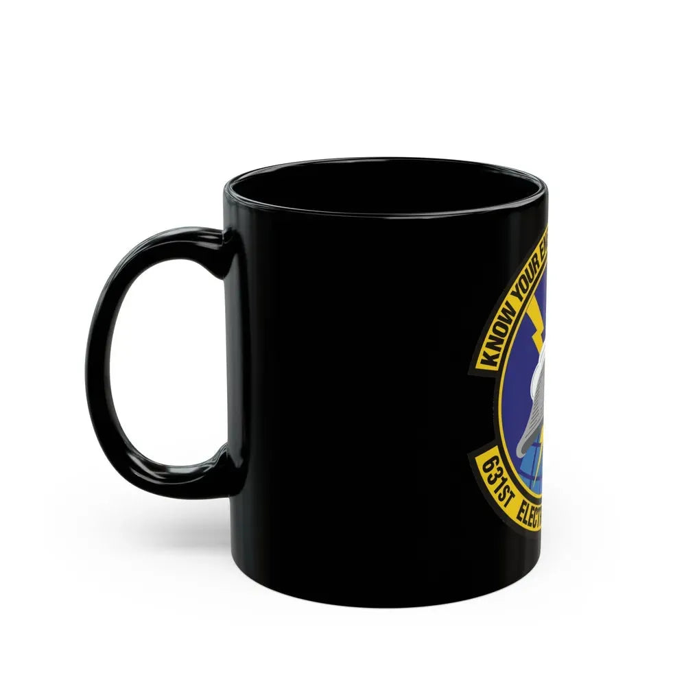 631st Electronic Systems Squadron (U.S. Air Force) Black Coffee Mug - Go Mug Yourself
