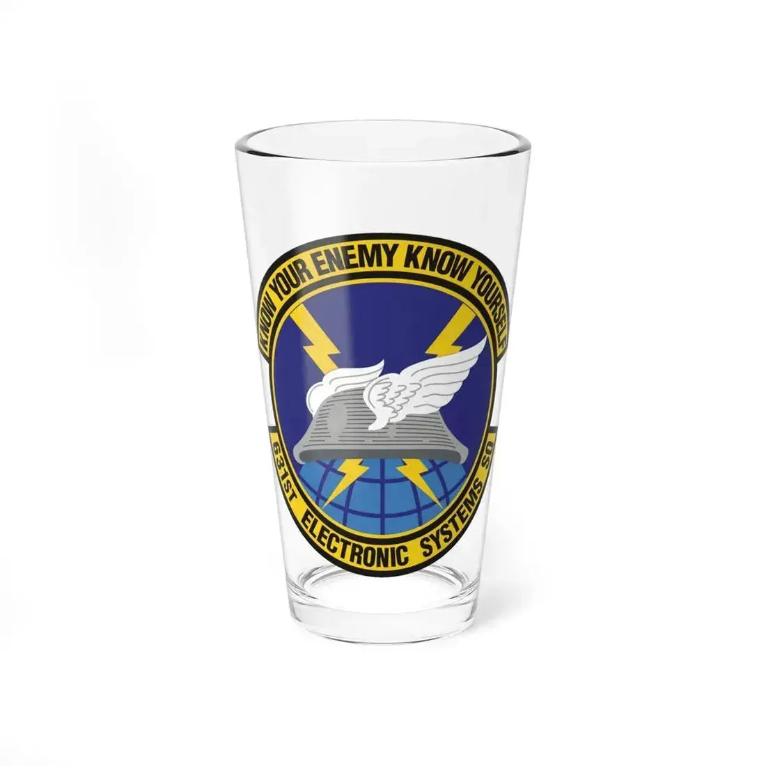631st Electronic Systems Squadron (U.S. Air Force) Pint Glass 16oz 16oz - Go Mug Yourself
