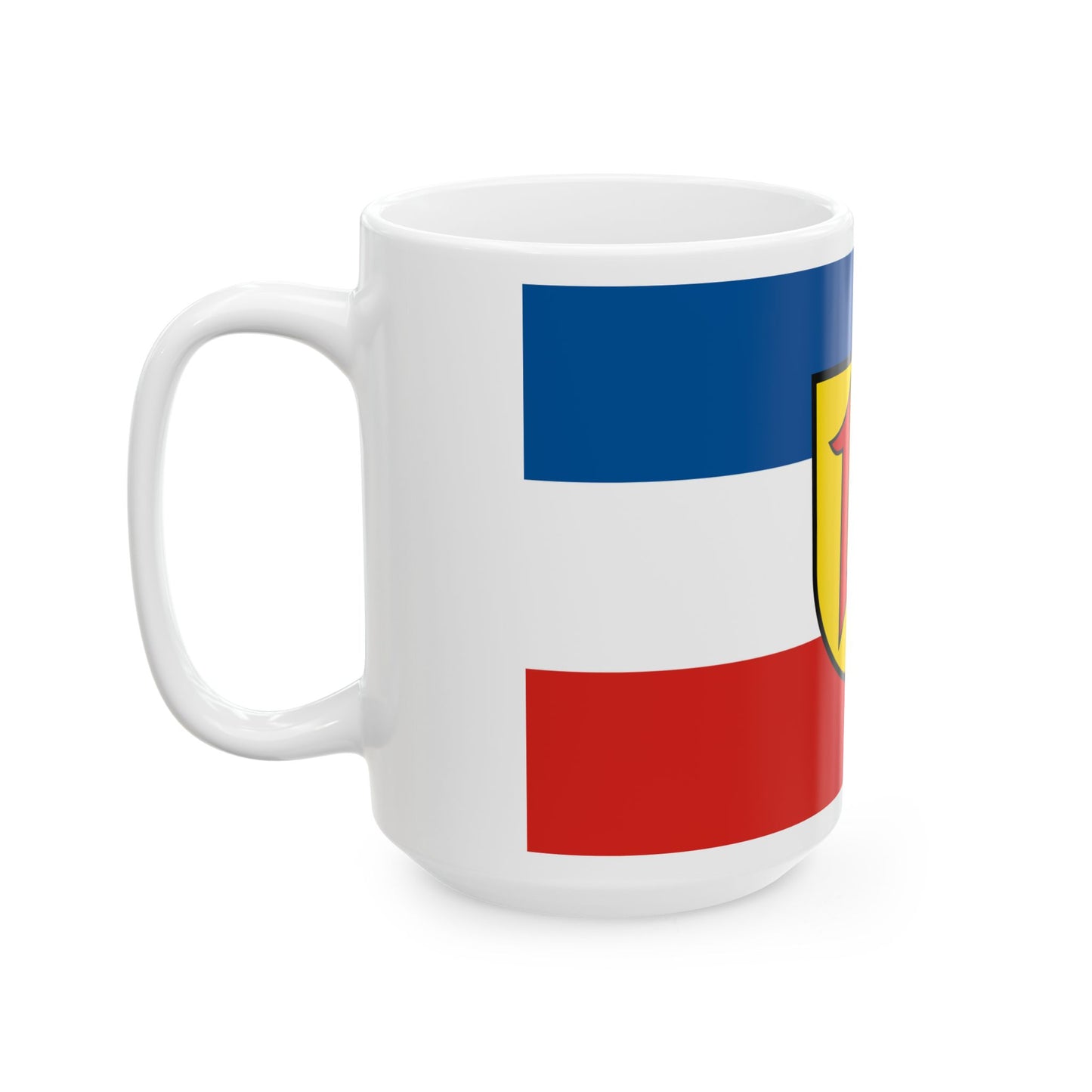Querflagge Mannheim (Germany) White Coffee Mug