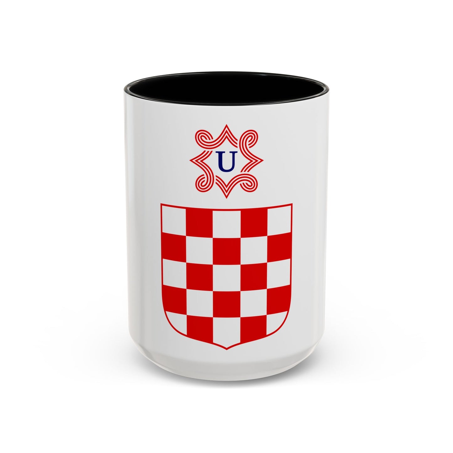 Coat of arms of the Independent State of Croatia - Accent Coffee Mug