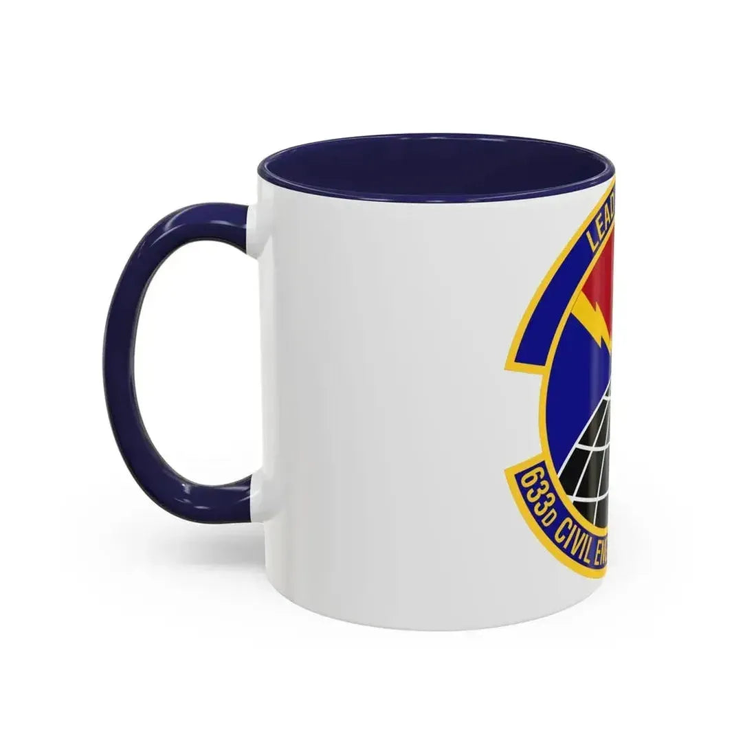 633d Civil Engineer Squadron (U.S. Air Force) Accent Coffee Mug - Go Mug Yourself