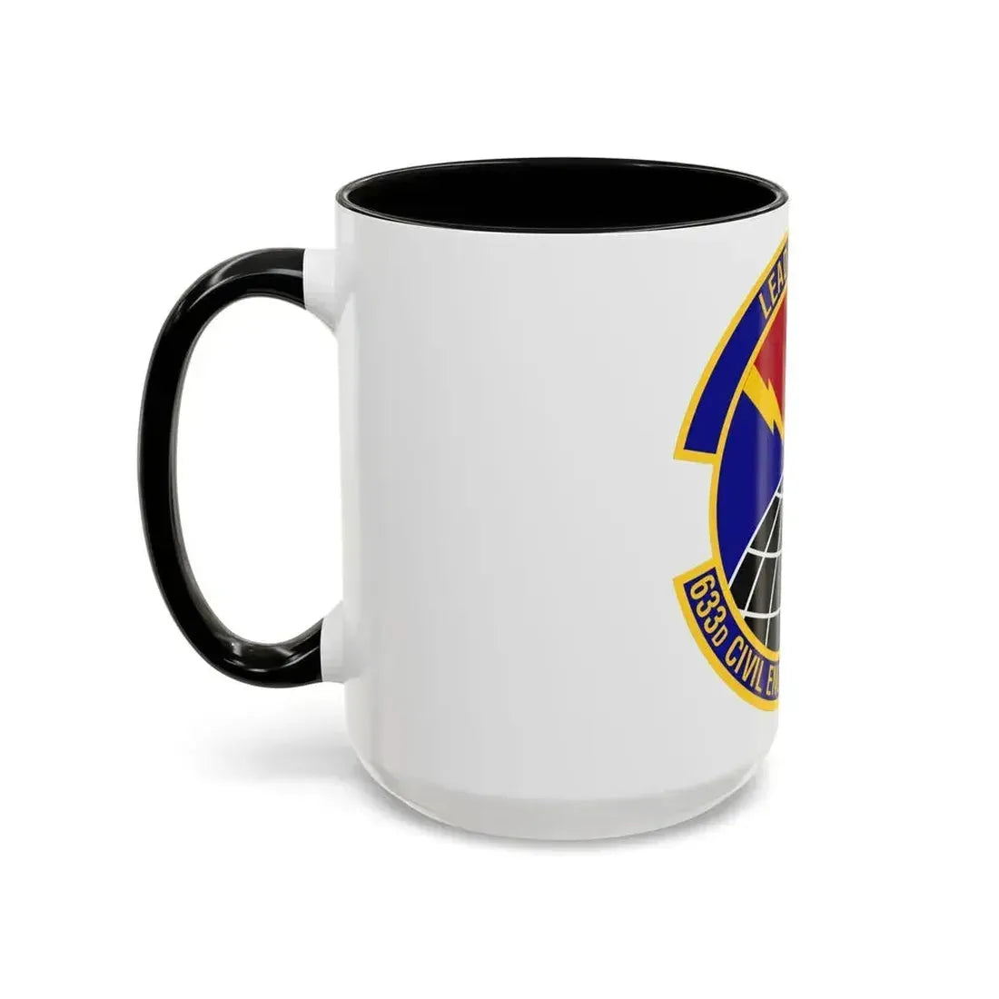 633d Civil Engineer Squadron (U.S. Air Force) Accent Coffee Mug - Go Mug Yourself