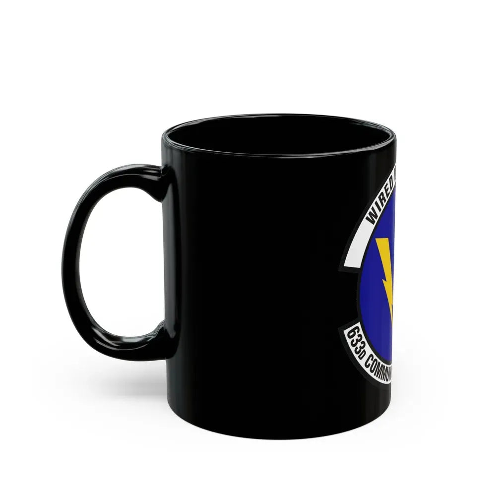 633d Communications Squadron (U.S. Air Force) Black Coffee Mug - Go Mug Yourself