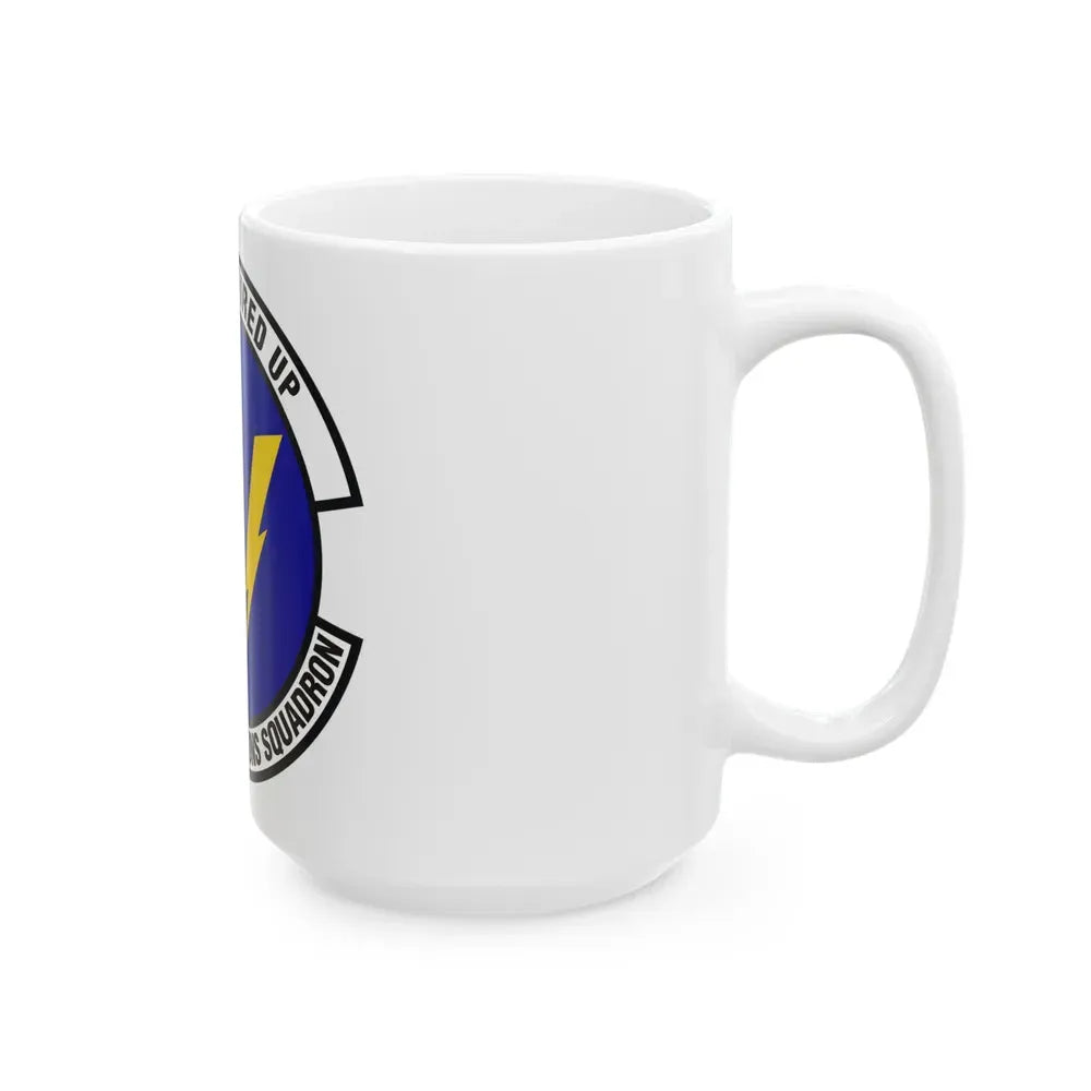 633d Communications Squadron (U.S. Air Force) White Coffee Mug - Go Mug Yourself