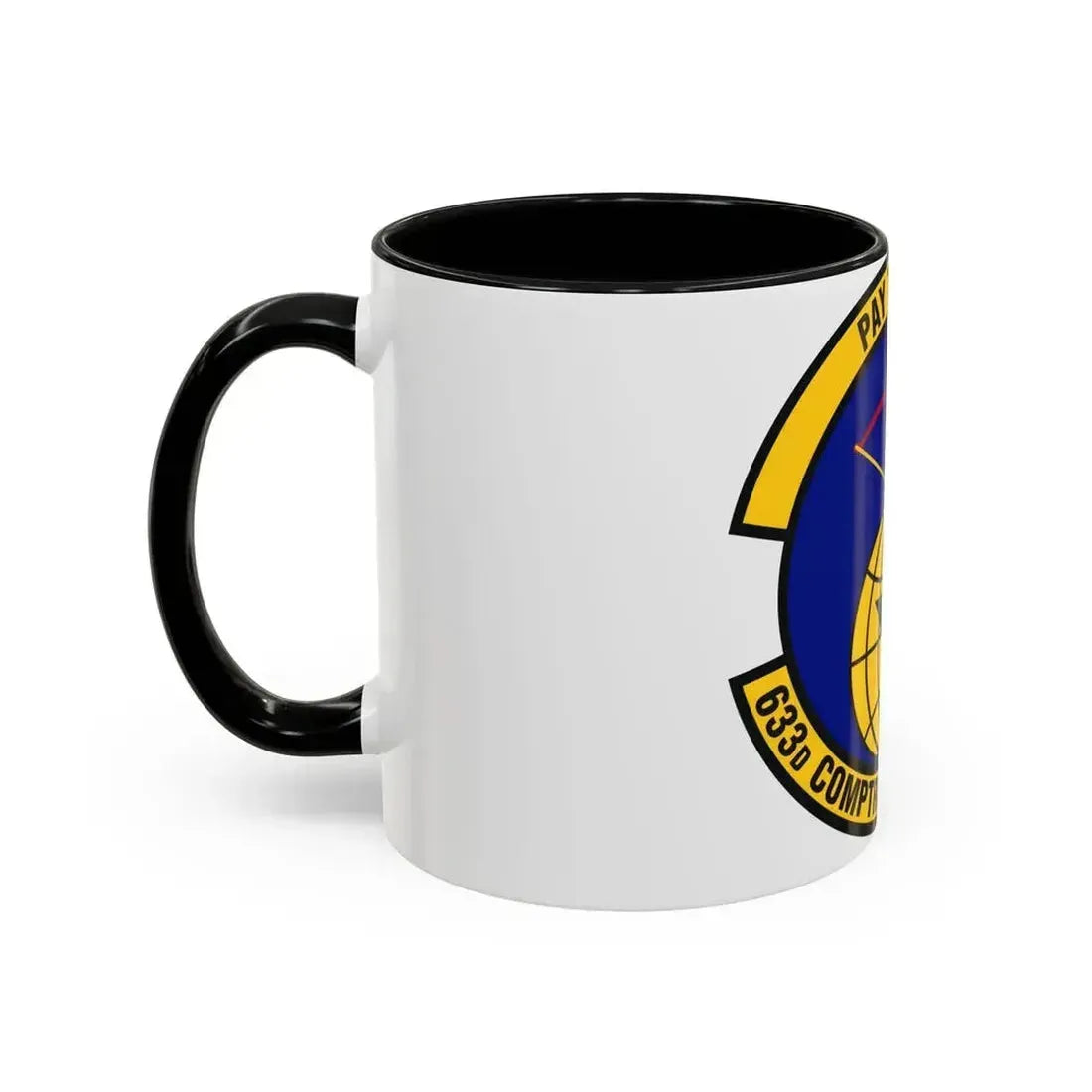 633d Comptroller Squadron (U.S. Air Force) Accent Coffee Mug - Go Mug Yourself