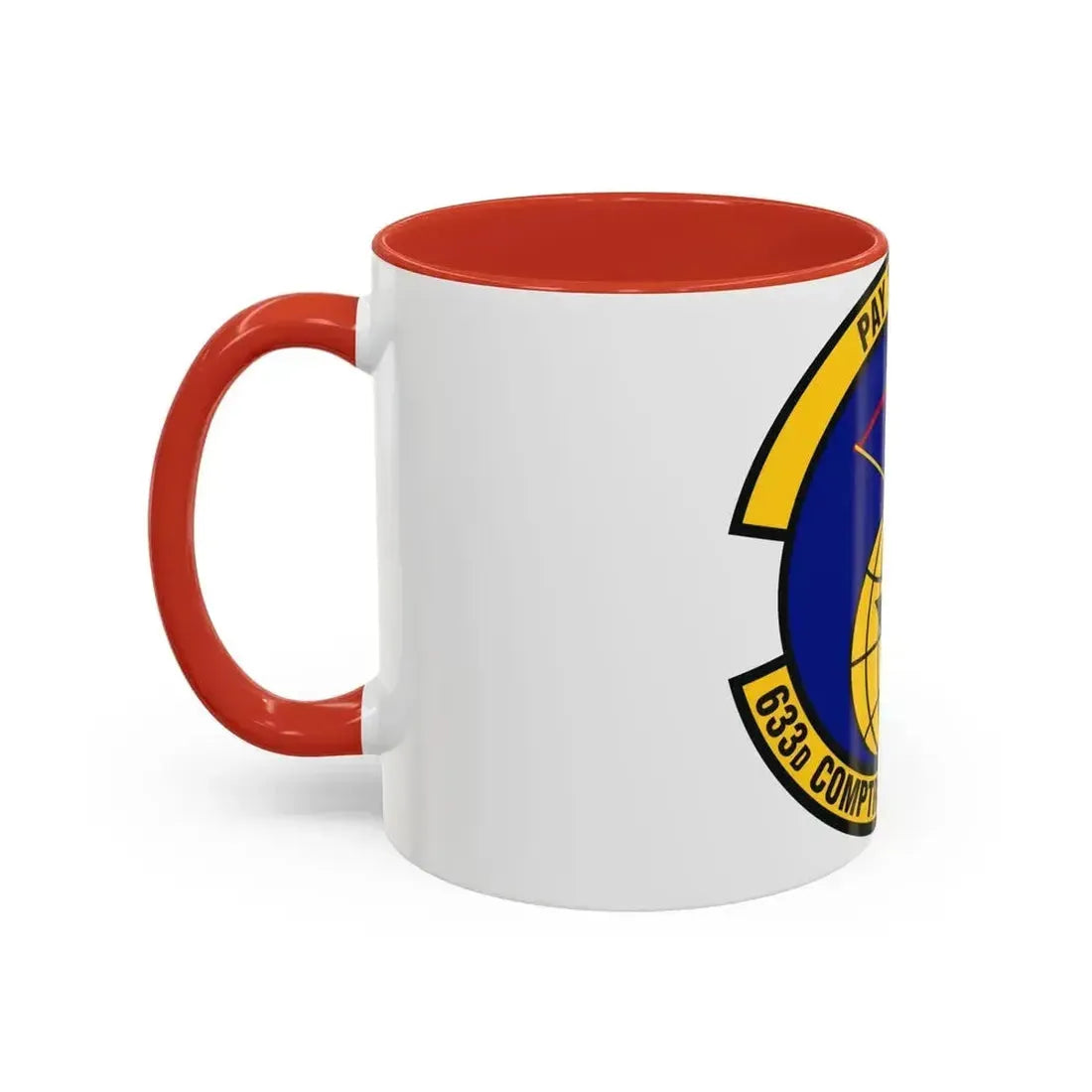 633d Comptroller Squadron (U.S. Air Force) Accent Coffee Mug - Go Mug Yourself