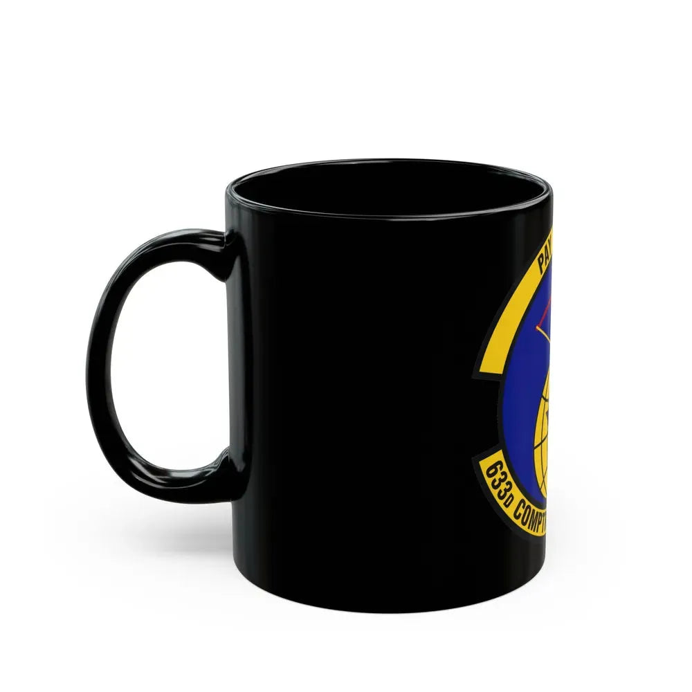 633d Comptroller Squadron (U.S. Air Force) Black Coffee Mug - Go Mug Yourself