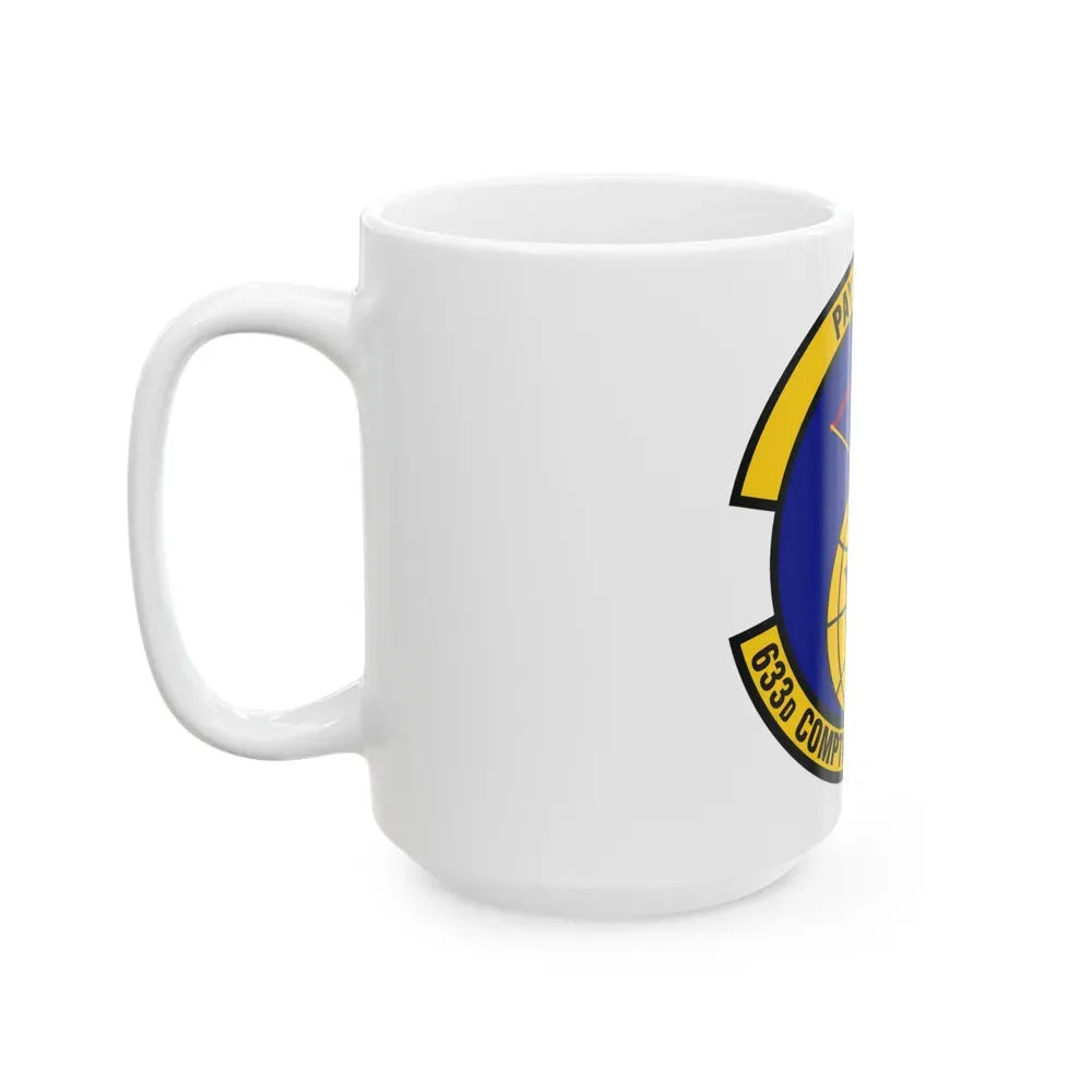 633d Comptroller Squadron (U.S. Air Force) White Coffee Mug - Go Mug Yourself