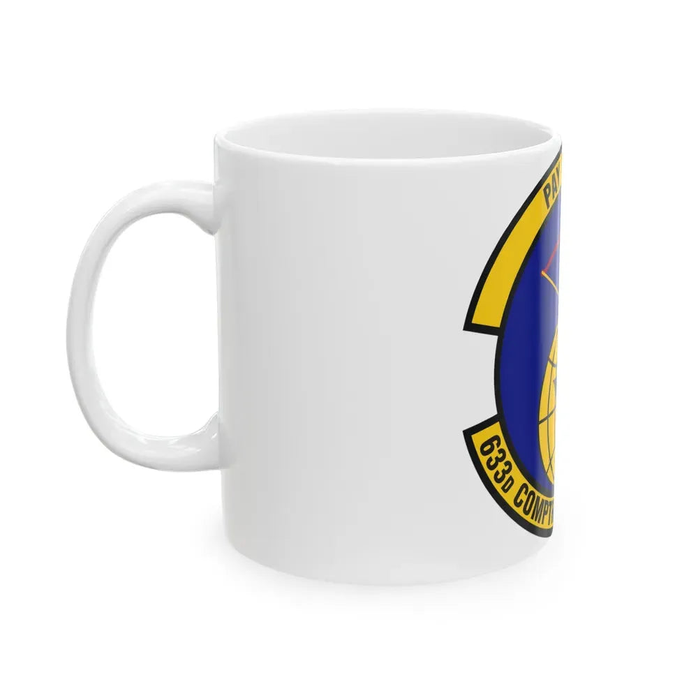 633d Comptroller Squadron (U.S. Air Force) White Coffee Mug - Go Mug Yourself