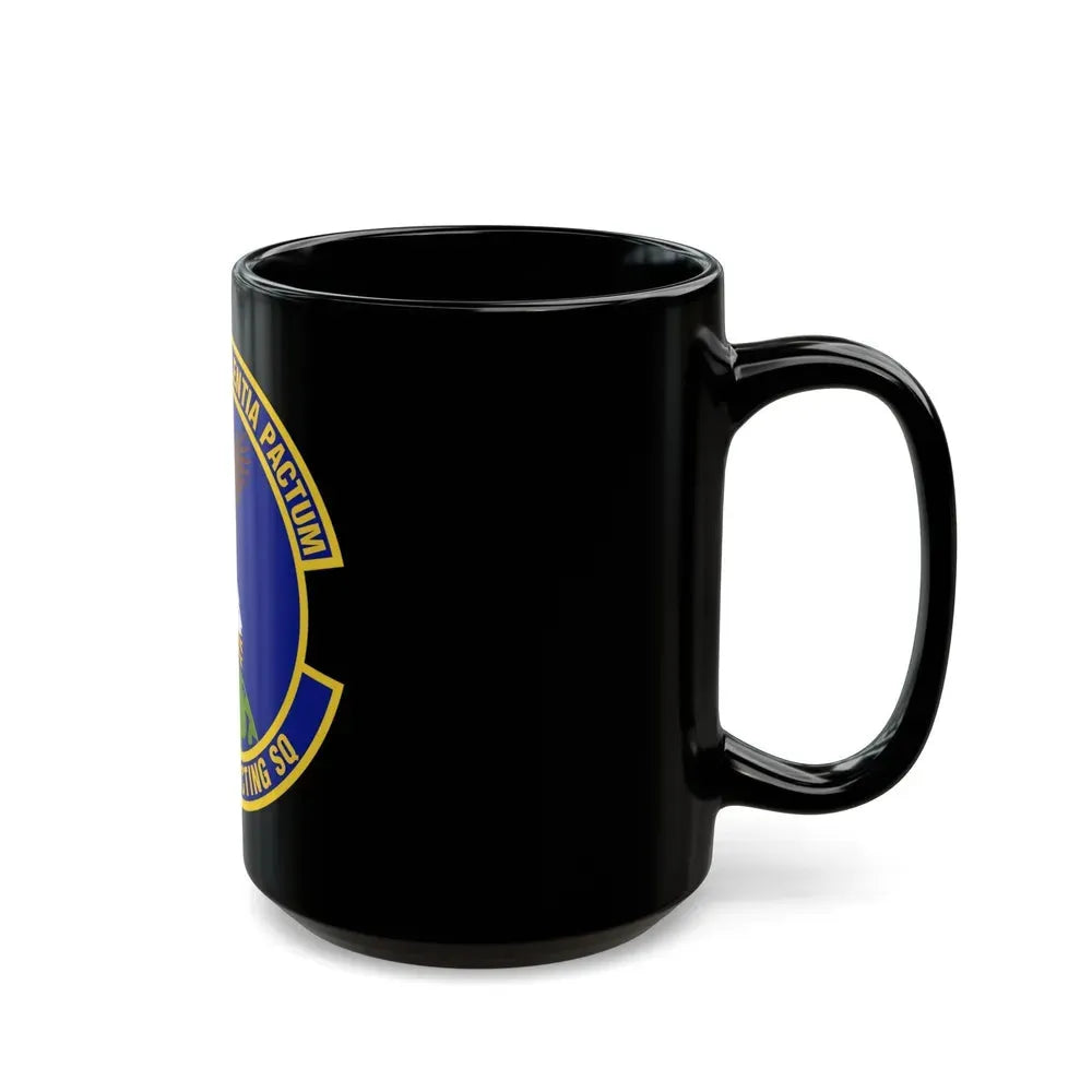633d Contracting Squadron (U.S. Air Force) Black Coffee Mug - Go Mug Yourself