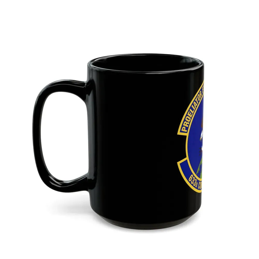 633d Contracting Squadron (U.S. Air Force) Black Coffee Mug - Go Mug Yourself