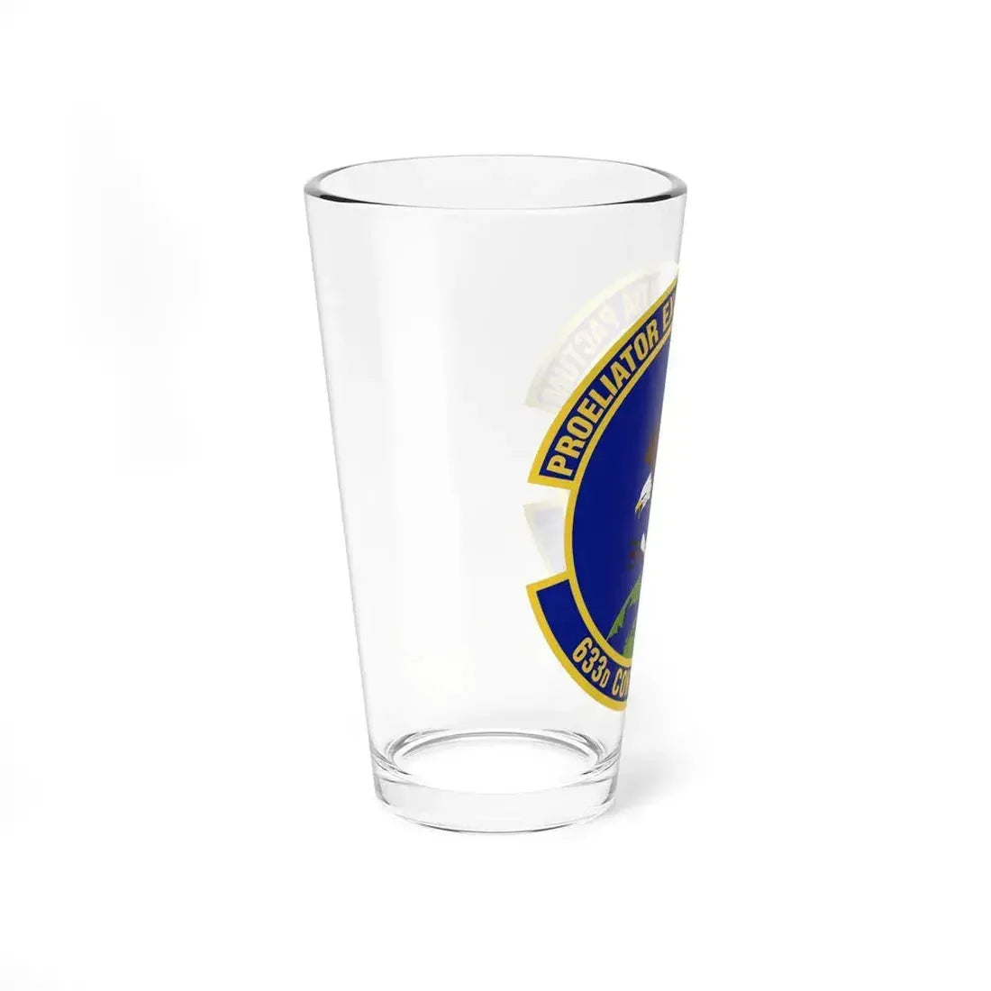 633d Contracting Squadron (U.S. Air Force) Pint Glass 16oz - Go Mug Yourself