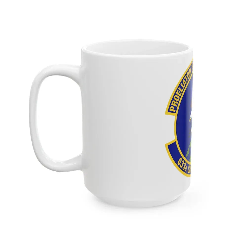 633d Contracting Squadron (U.S. Air Force) White Coffee Mug - Go Mug Yourself