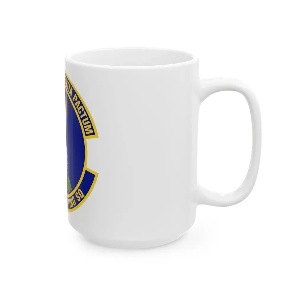 633d Contracting Squadron (U.S. Air Force) White Coffee Mug - Go Mug Yourself