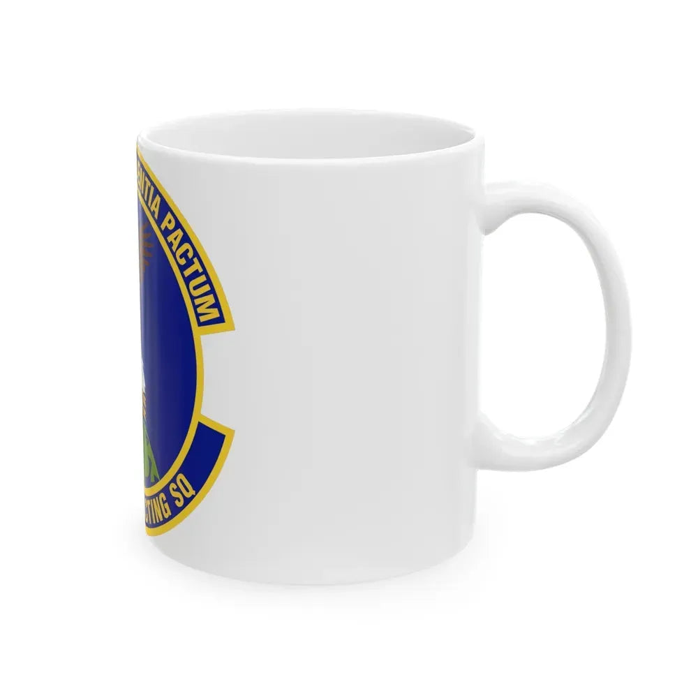 633d Contracting Squadron (U.S. Air Force) White Coffee Mug - Go Mug Yourself