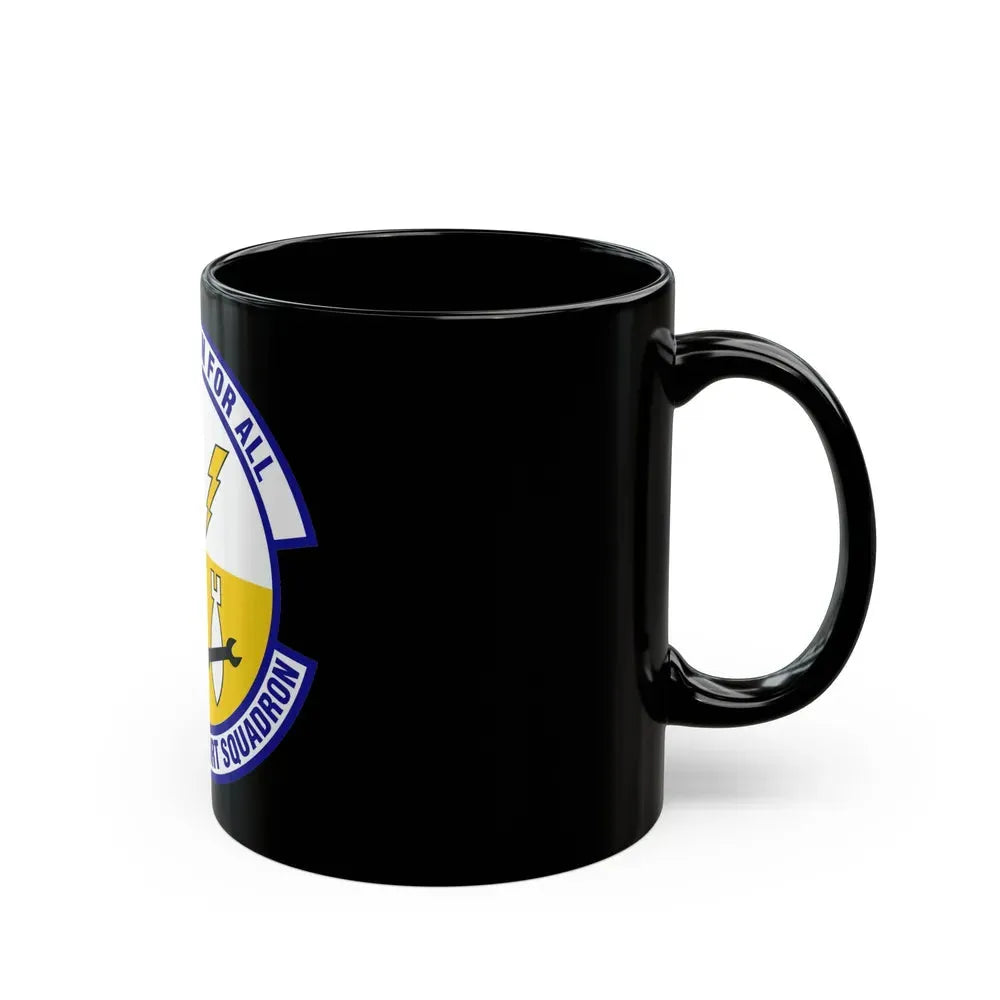 633d Force Support Squadron (U.S. Air Force) Black Coffee Mug - Go Mug Yourself