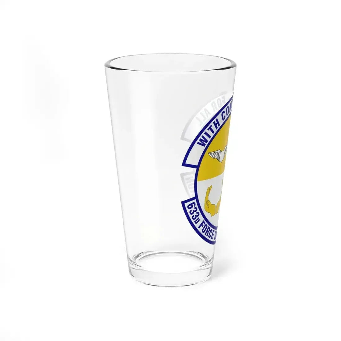633d Force Support Squadron (U.S. Air Force) Pint Glass 16oz - Go Mug Yourself