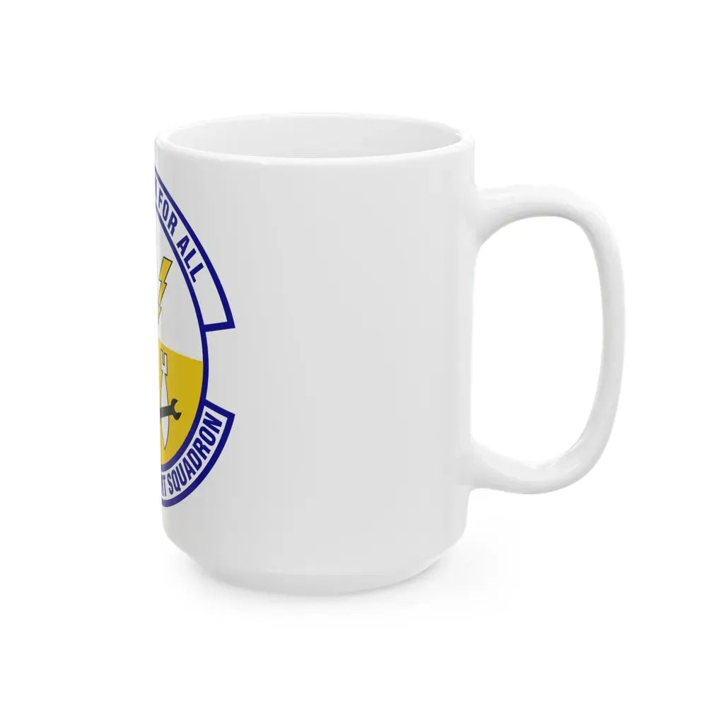 633d Force Support Squadron (U.S. Air Force) White Coffee Mug - Go Mug Yourself