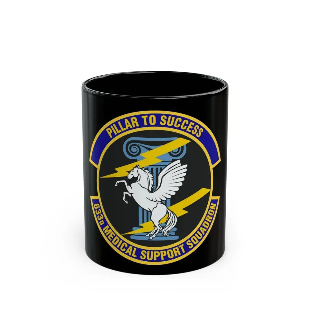 633d Medical Support Squadron (U.S. Air Force) Black Coffee Mug 11oz - Go Mug Yourself