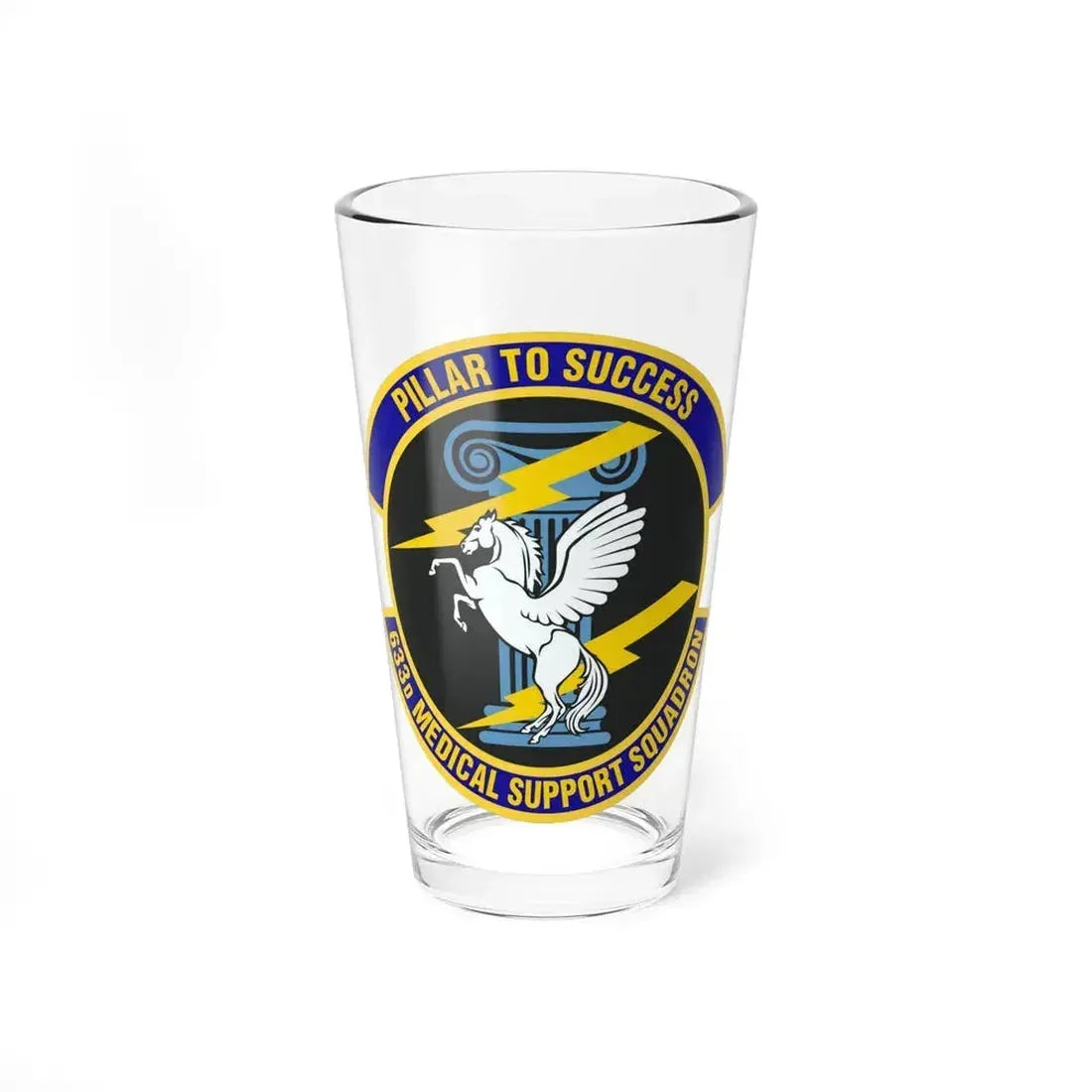 633d Medical Support Squadron (U.S. Air Force) Pint Glass 16oz 16oz - Go Mug Yourself
