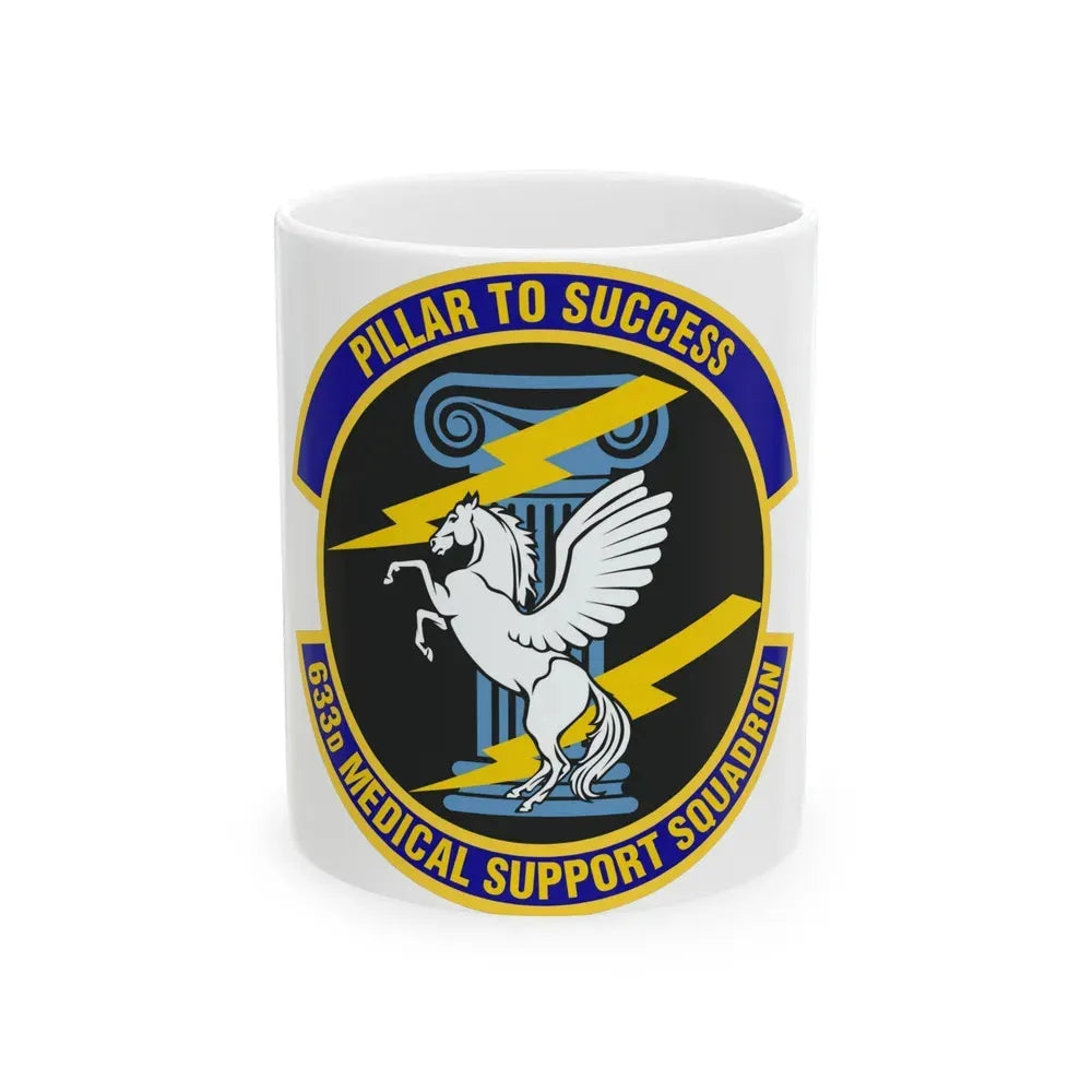633d Medical Support Squadron (U.S. Air Force) White Coffee Mug 11oz - Go Mug Yourself