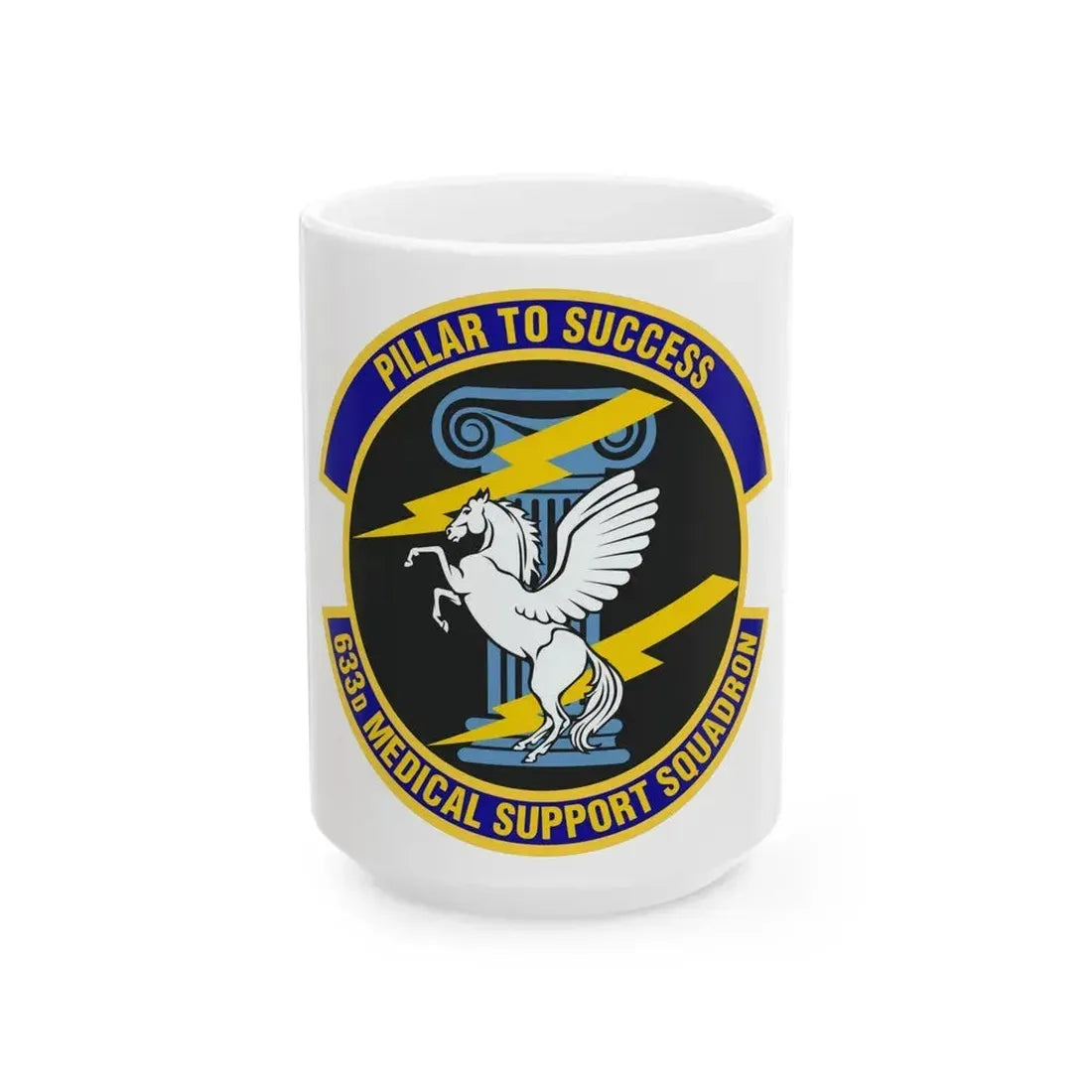 633d Medical Support Squadron (U.S. Air Force) White Coffee Mug - Go Mug Yourself