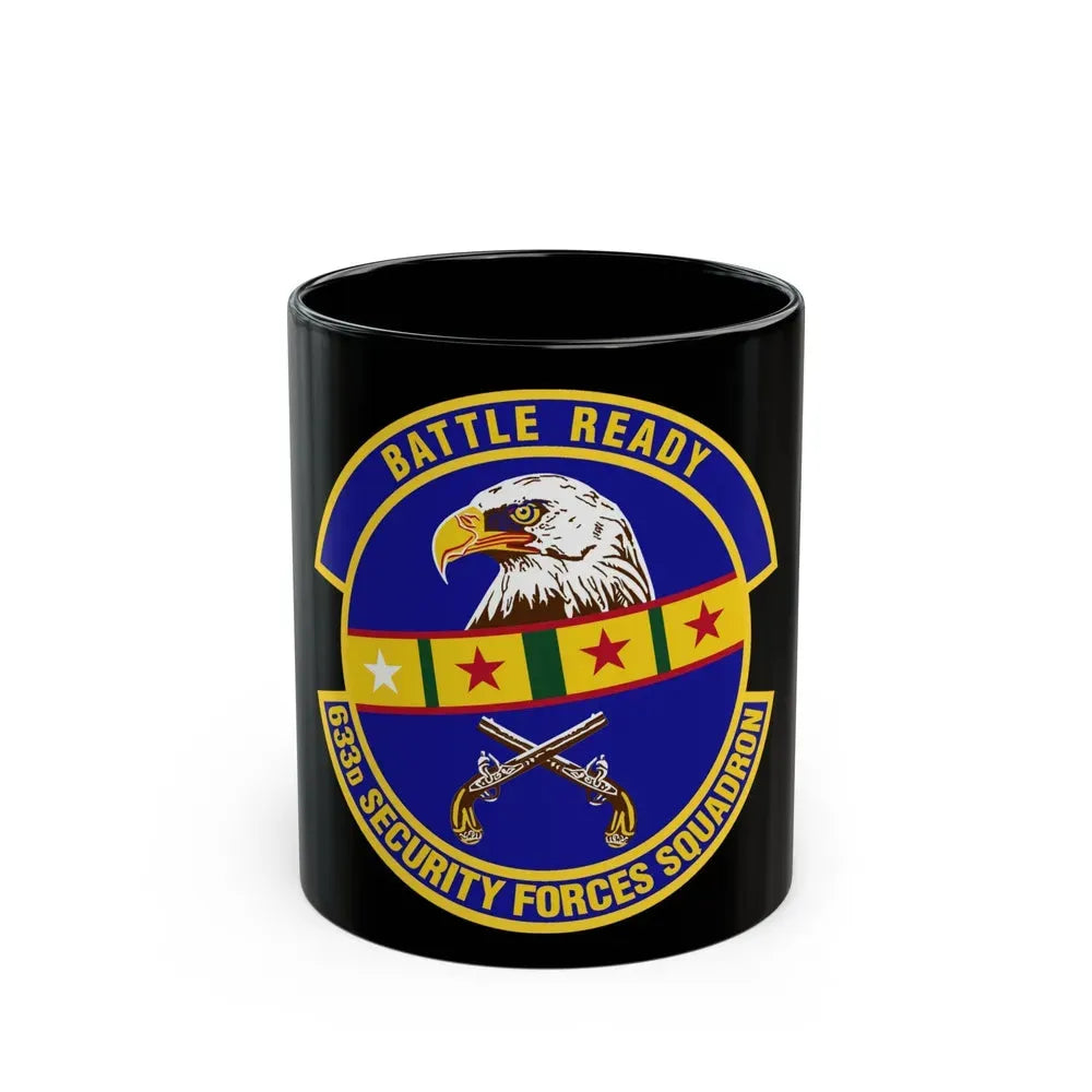 633d Security Forces Squadron (U.S. Air Force) Black Coffee Mug 11oz - Go Mug Yourself