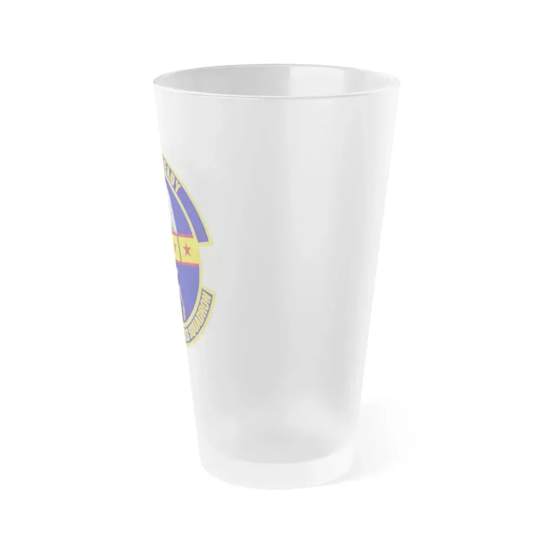 633d Security Forces Squadron (U.S. Air Force) Frosted Pint Glass 16oz - Go Mug Yourself