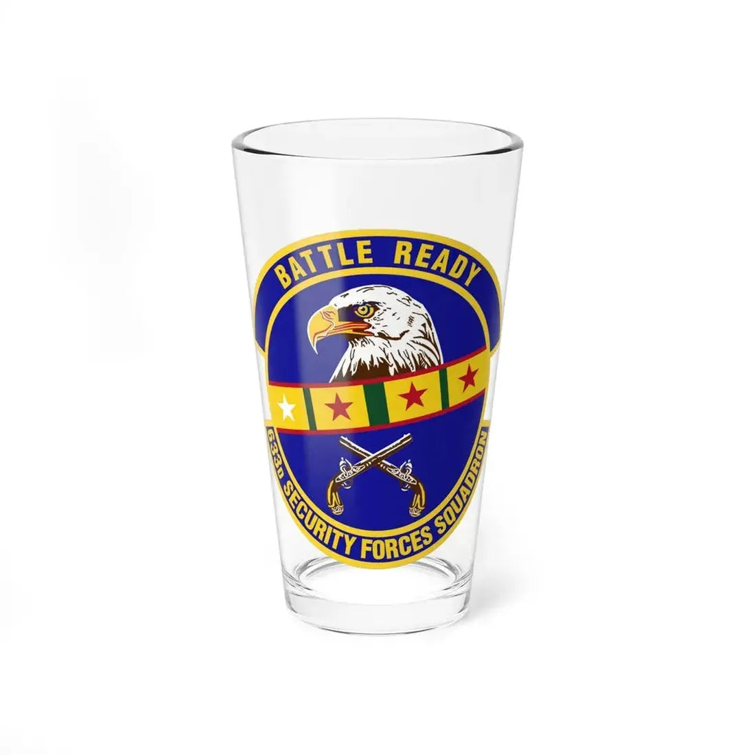 633d Security Forces Squadron (U.S. Air Force) Pint Glass 16oz 16oz - Go Mug Yourself