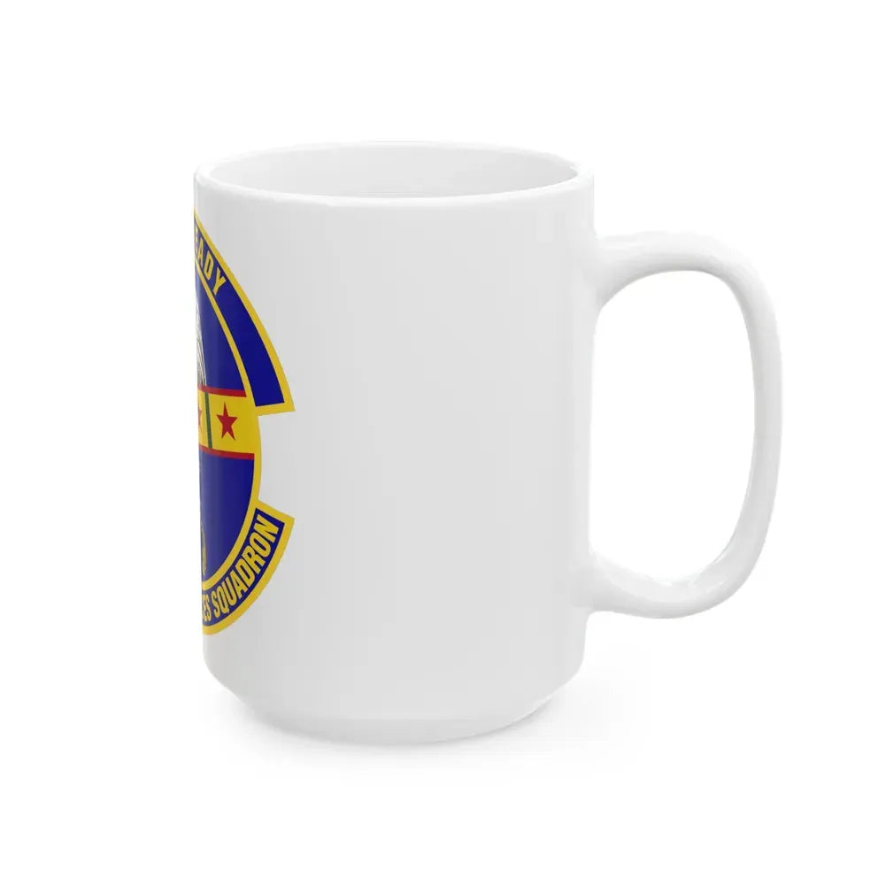 633d Security Forces Squadron (U.S. Air Force) White Coffee Mug - Go Mug Yourself