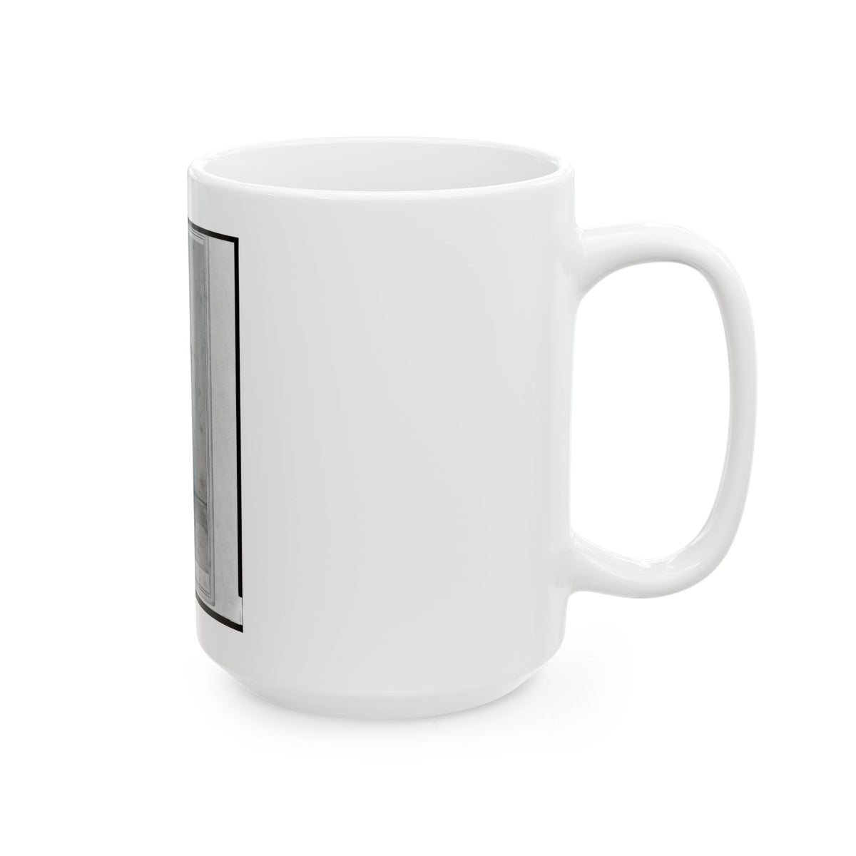 Colonel Geza Milahotzy, Union Officer In The 24th Illinois Infantry Regiment, Full-Length Portrait, Standing, Facing Front (U.S. Civil War) White Coffee Mug