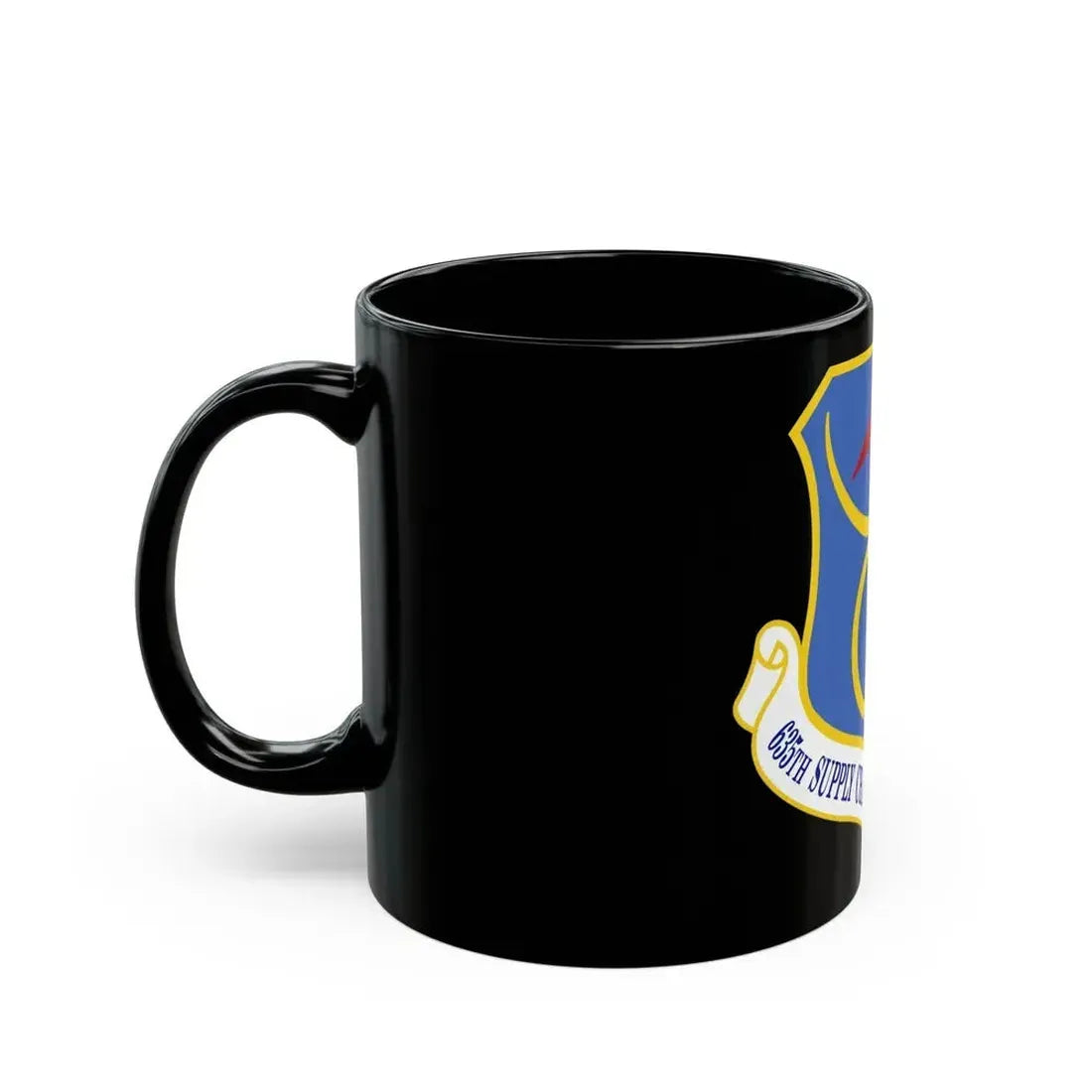 635th Supply Chain Operations Wing (U.S. Air Force) Black Coffee Mug - Go Mug Yourself