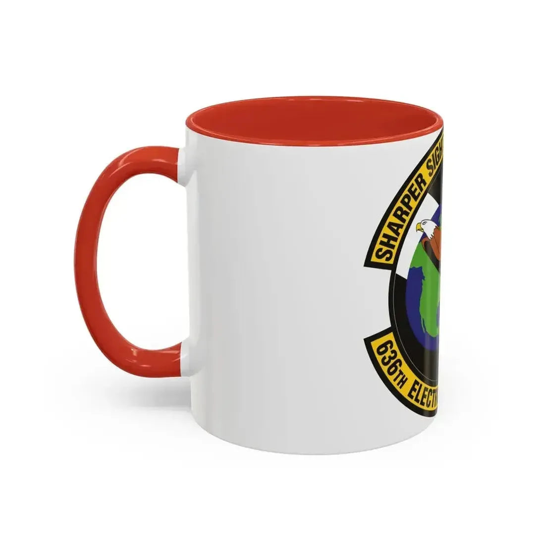 636th Electronic Systems Squadron (U.S. Air Force) Accent Coffee Mug - Go Mug Yourself