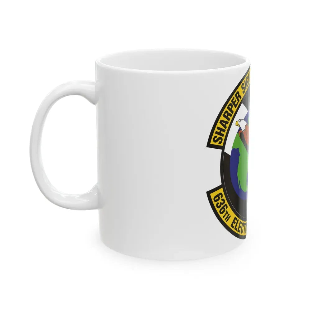 636th Electronic Systems Squadron (U.S. Air Force) White Coffee Mug - Go Mug Yourself