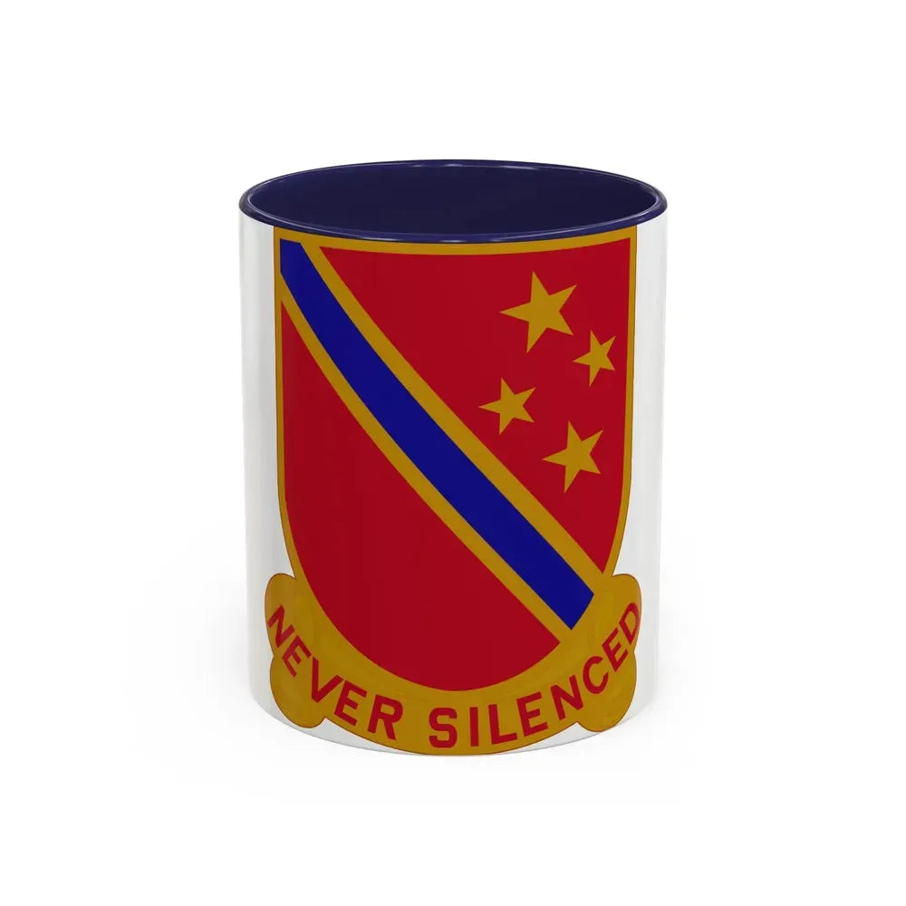 636th Field Artillery Battalion (U.S. Army) Accent Coffee Mug 11oz Navy - Go Mug Yourself