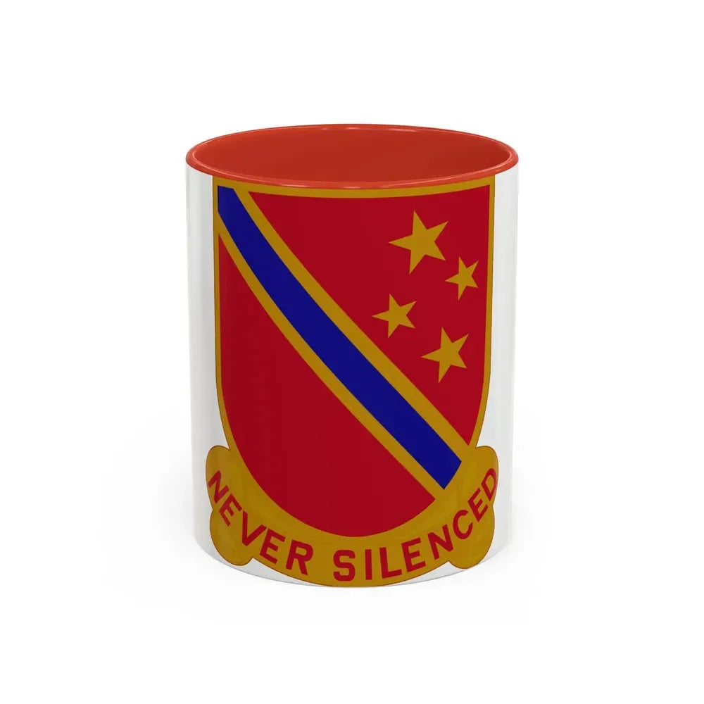 636th Field Artillery Battalion (U.S. Army) Accent Coffee Mug 11oz Red - Go Mug Yourself