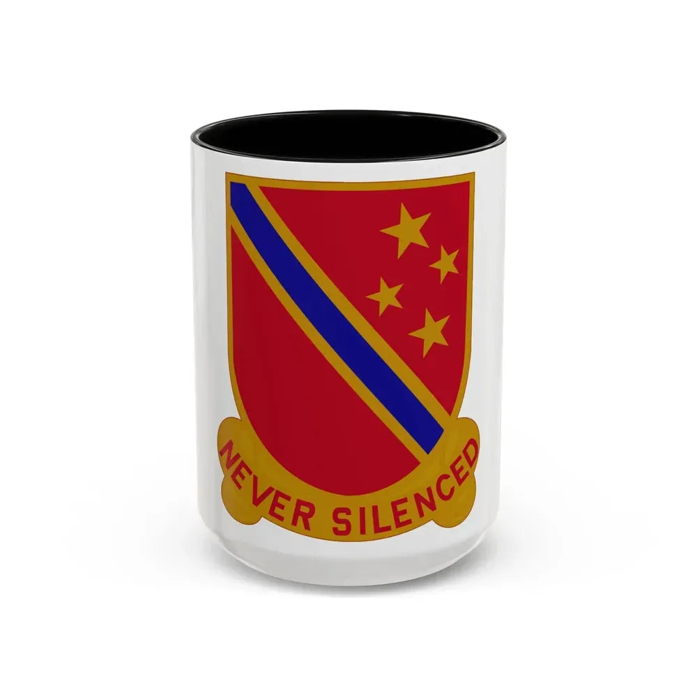 636th Field Artillery Battalion (U.S. Army) Accent Coffee Mug 15oz Black - Go Mug Yourself