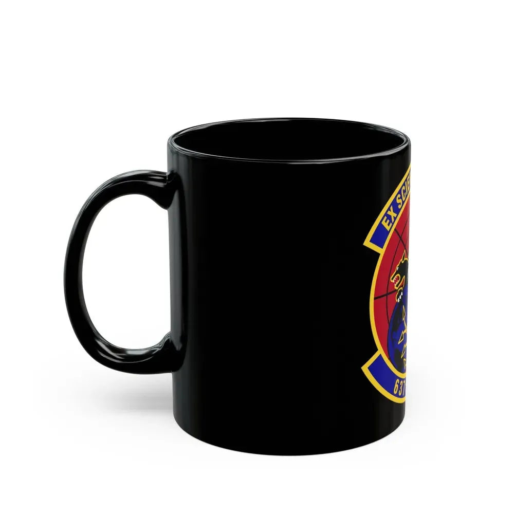 637th Electronic Systems Squadron (U.S. Air Force) Black Coffee Mug - Go Mug Yourself