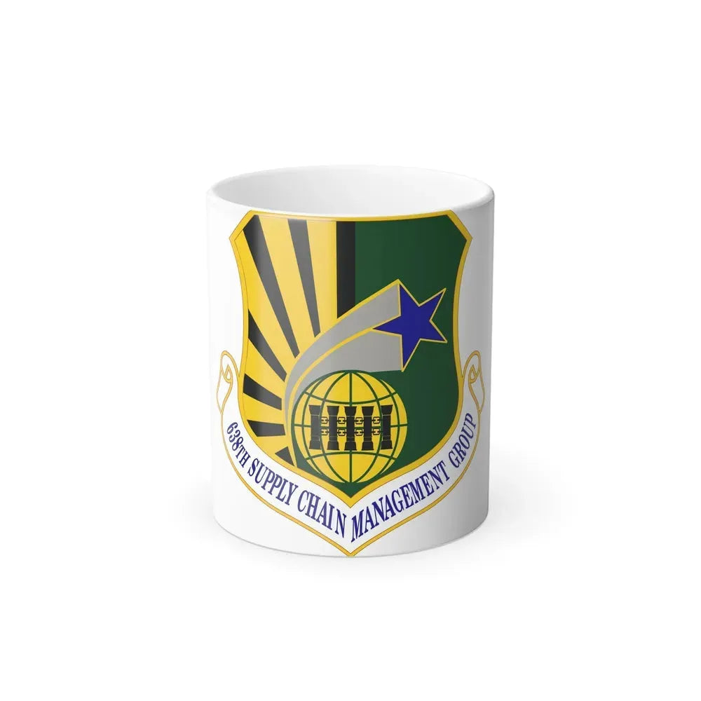 638 Supply Chain Management Group AFMC (U.S. Air Force) Color Changing Coffee Mug 11oz - Go Mug Yourself