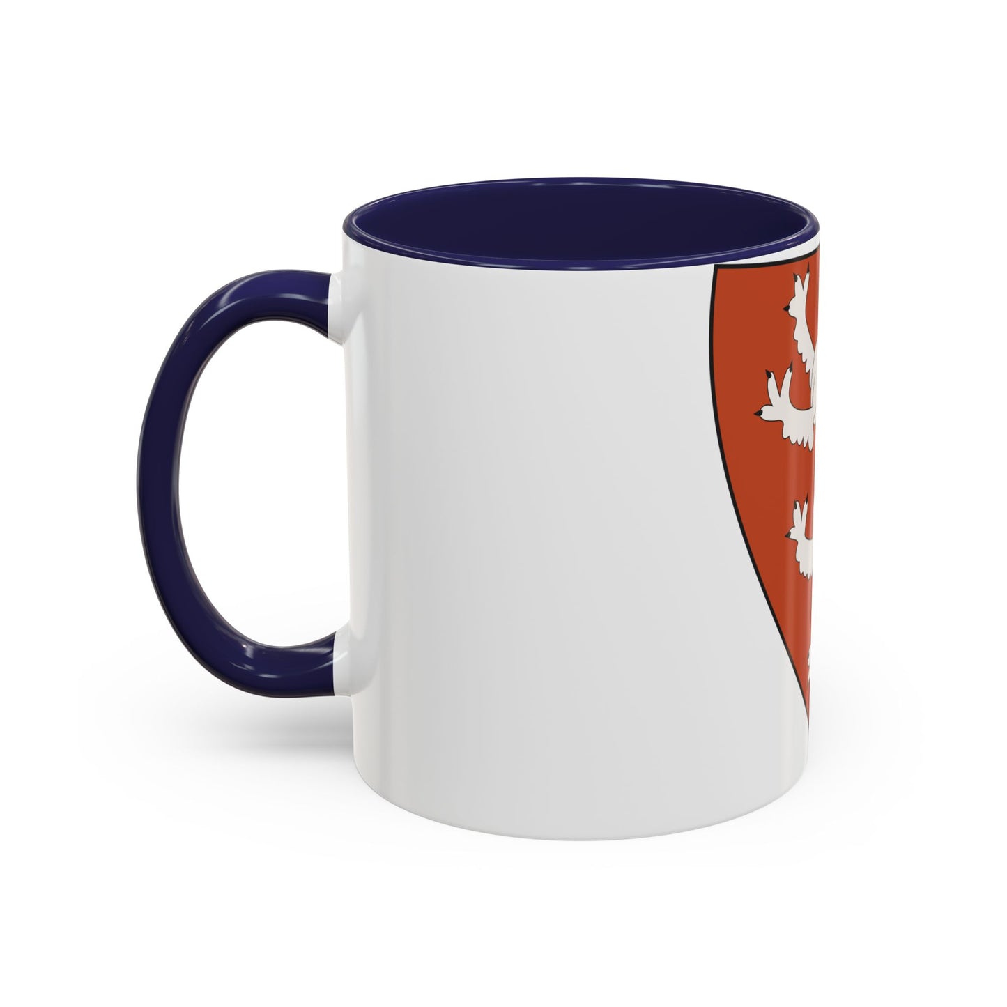Lesser coat of arms of the Kingdom of Bohemia (Wenceslaus II of Bohemia) - Accent Coffee Mug