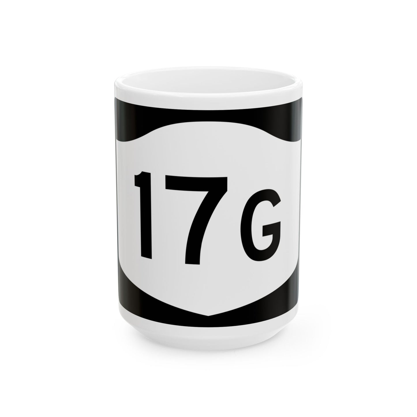 NY-17G (New York) (Road Sign) White Coffee Mug