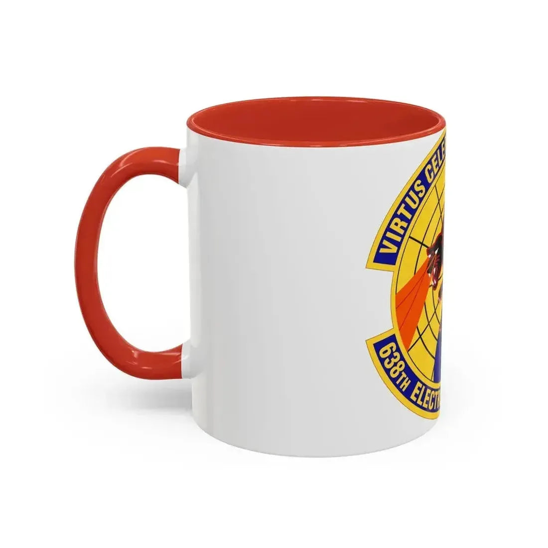 638th Electronic Systems Squadron (U.S. Air Force) Accent Coffee Mug - Go Mug Yourself