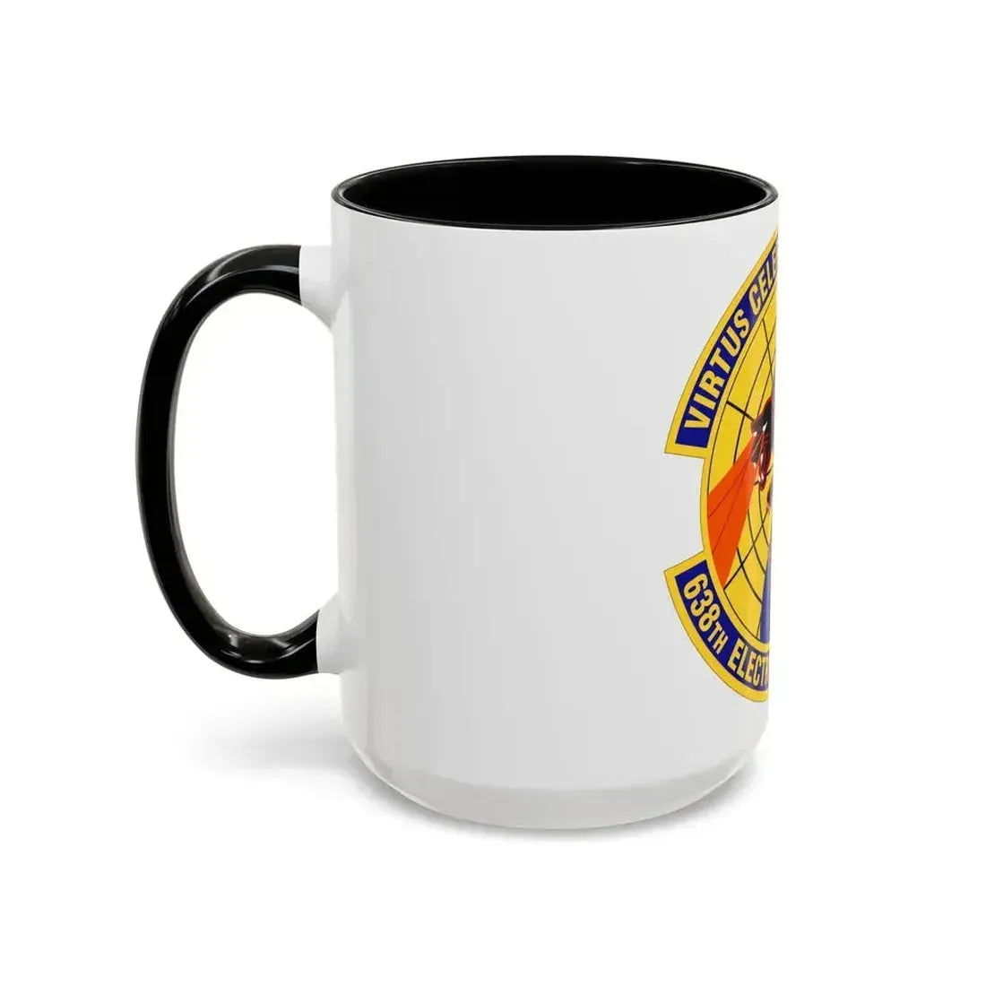 638th Electronic Systems Squadron (U.S. Air Force) Accent Coffee Mug - Go Mug Yourself