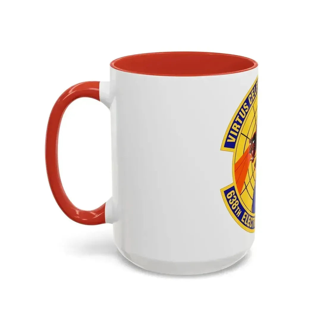 638th Electronic Systems Squadron (U.S. Air Force) Accent Coffee Mug - Go Mug Yourself