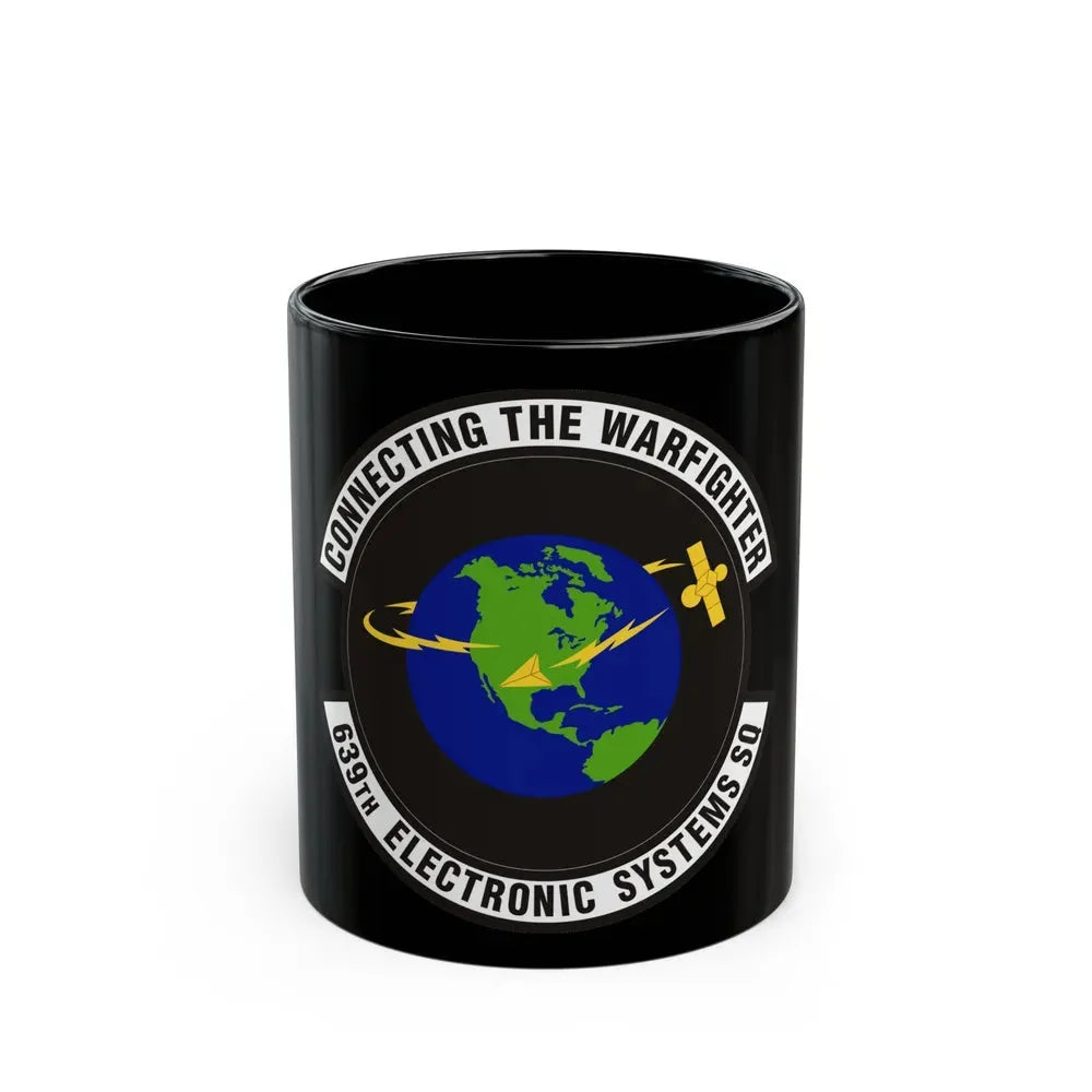 639th Electronic Systems Squadron (U.S. Air Force) Black Coffee Mug 11oz - Go Mug Yourself