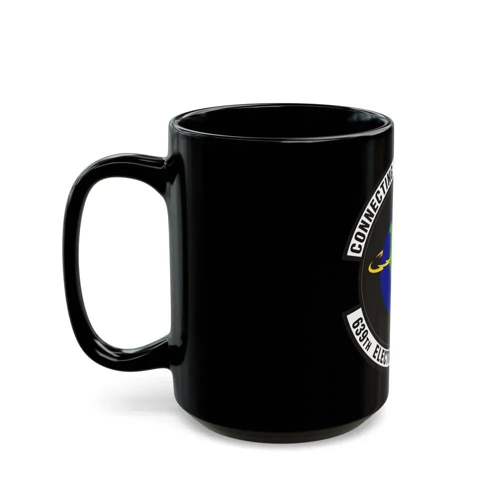 639th Electronic Systems Squadron (U.S. Air Force) Black Coffee Mug - Go Mug Yourself