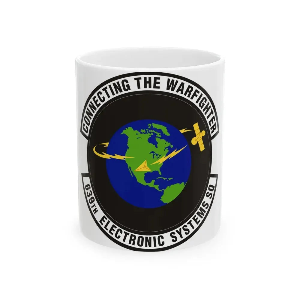 639th Electronic Systems Squadron (U.S. Air Force) White Coffee Mug 11oz - Go Mug Yourself
