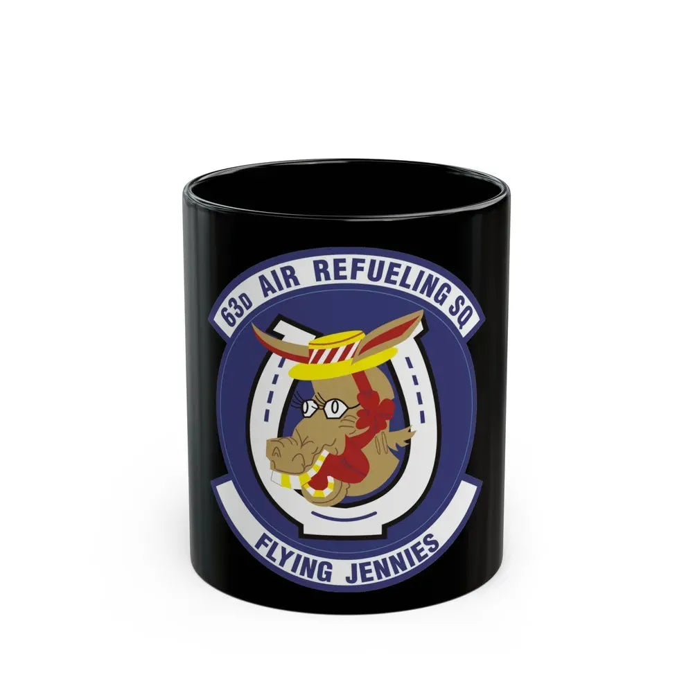 63d Air Refueling Squadron (U.S. Air Force) Black Coffee Mug 11oz - Go Mug Yourself